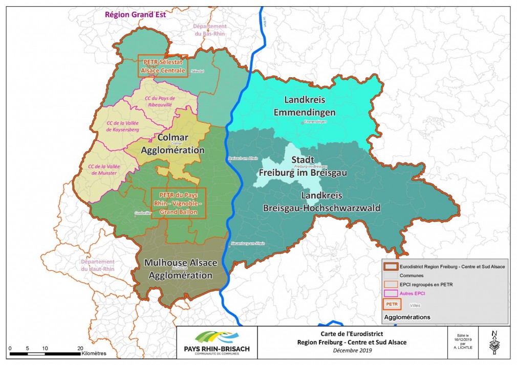 Carte Eurodistrict