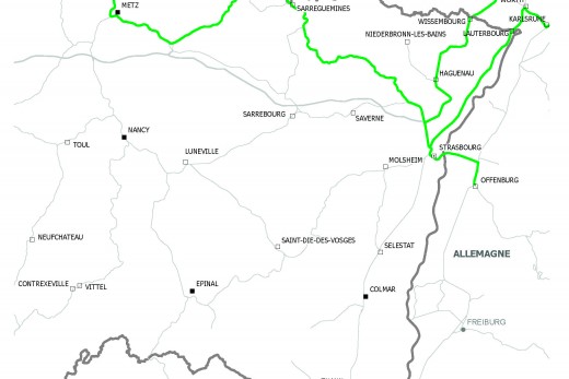 Carte lignes ferroviaires