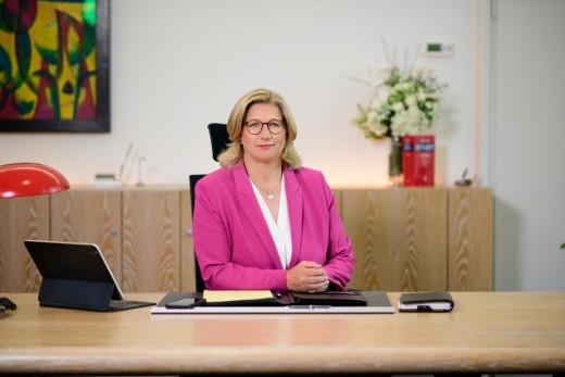 Die Ministerpräsidentin des Saarlandes Anke Rehlinger