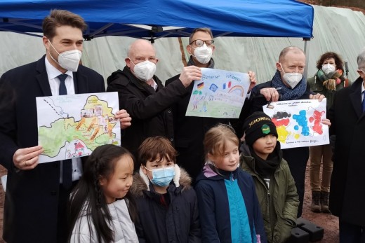 manifestation crèche transfrontalière