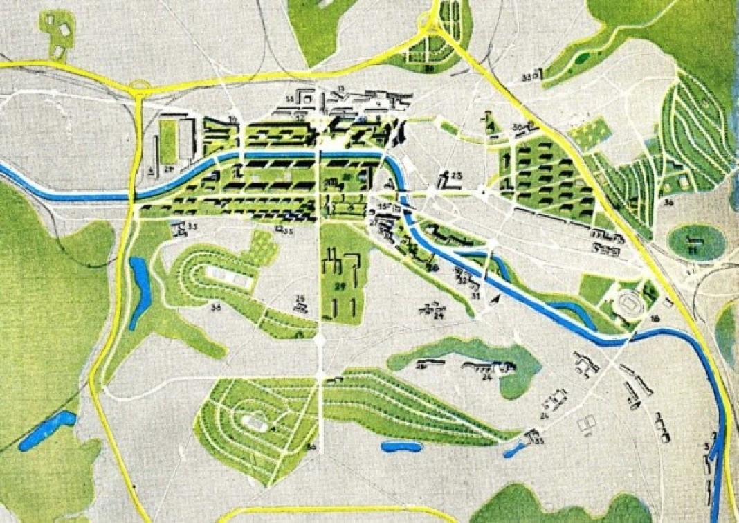 Plan d’urbanisme de Sarrebruck 1947