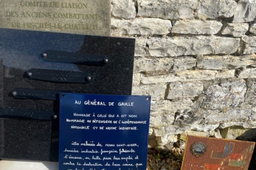 plaque colombey