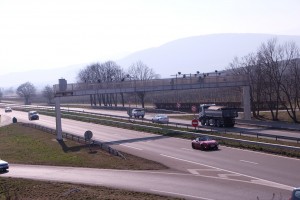 portique péage R-pass CEA © Romain Gascon