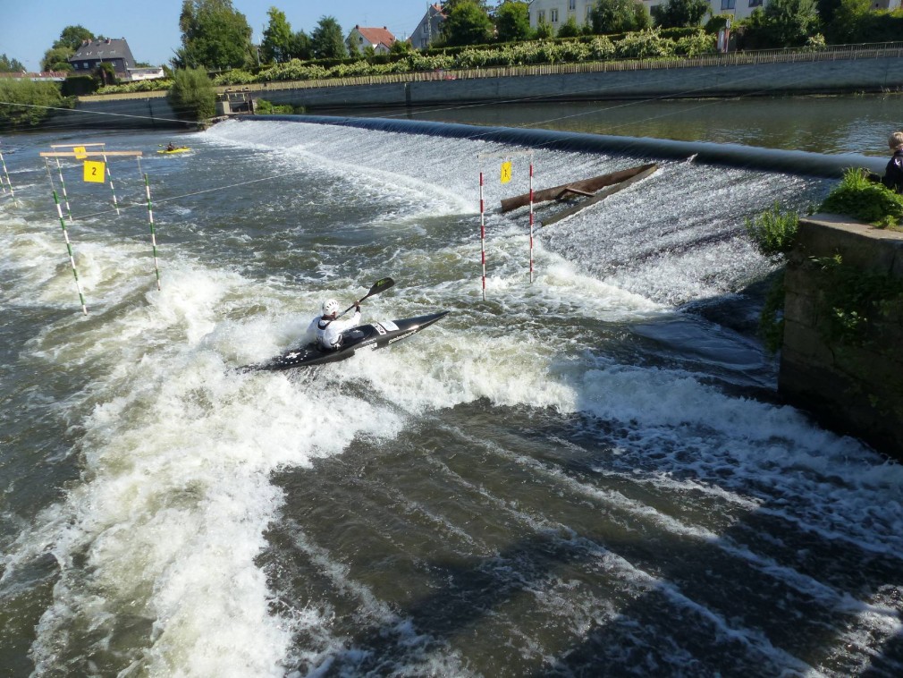 Slalomstrecke in Grosbliederstroff