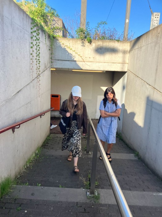 Célia avec Jessica